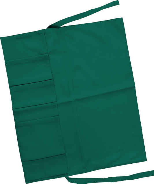 Surgical compress with hole - emerald color