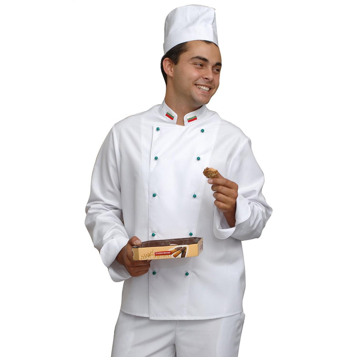 Готварска манта дълъг ръкав – Медицински облекла Кали