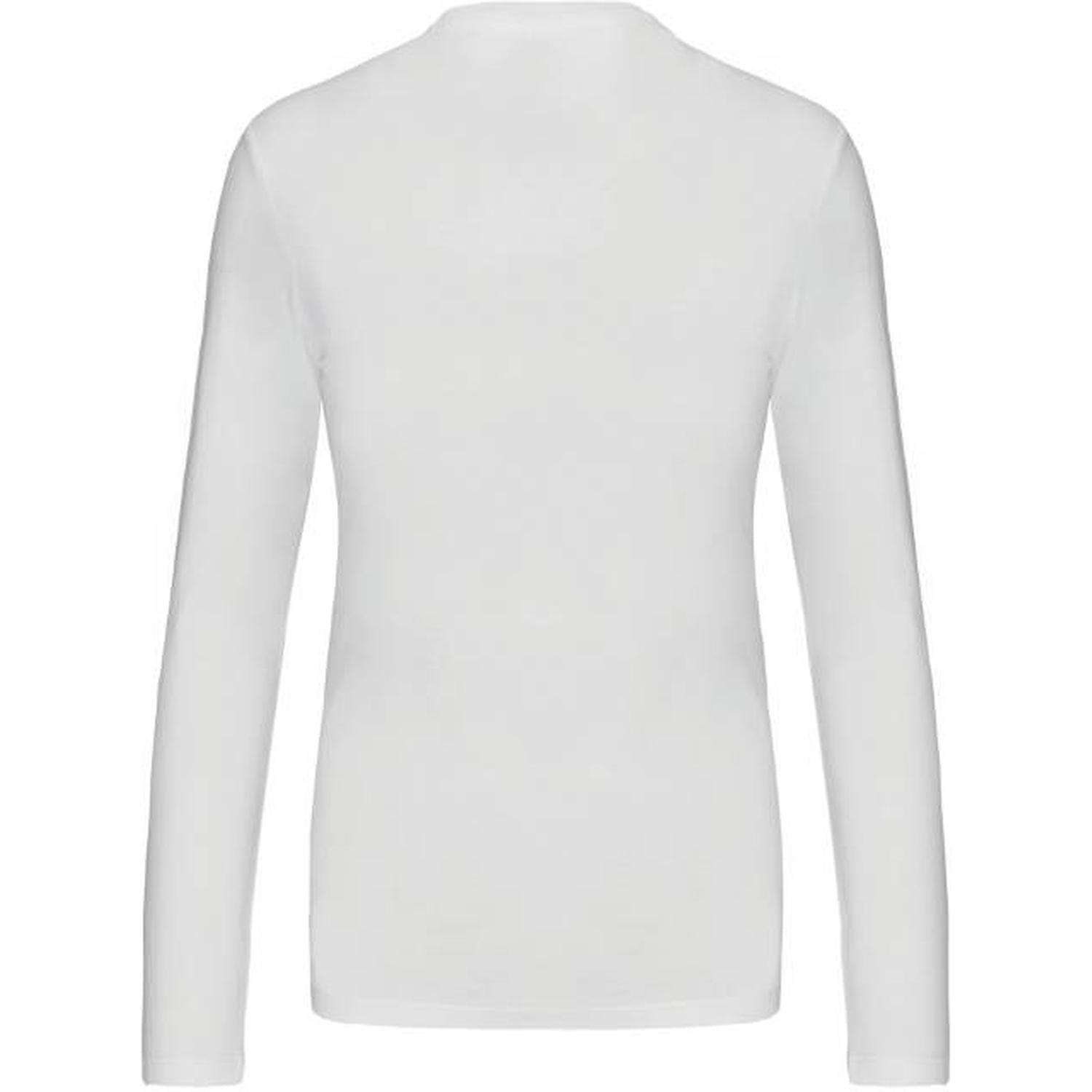 Дамска блуза дълъг ръкав - цвят бял – Медицински облекла Кали