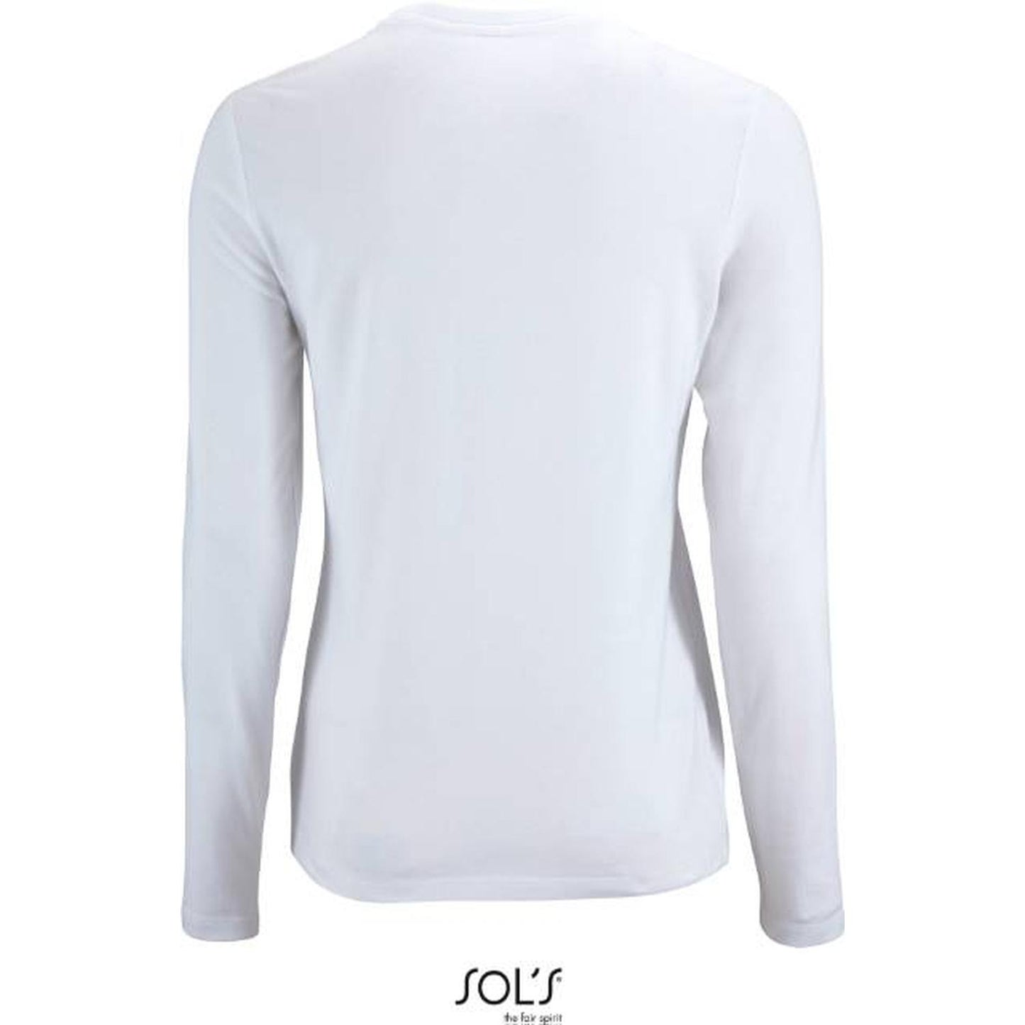 Дамска блуза дълъг ръкав - цвят бял, Sol's – Медицински облекла Кали