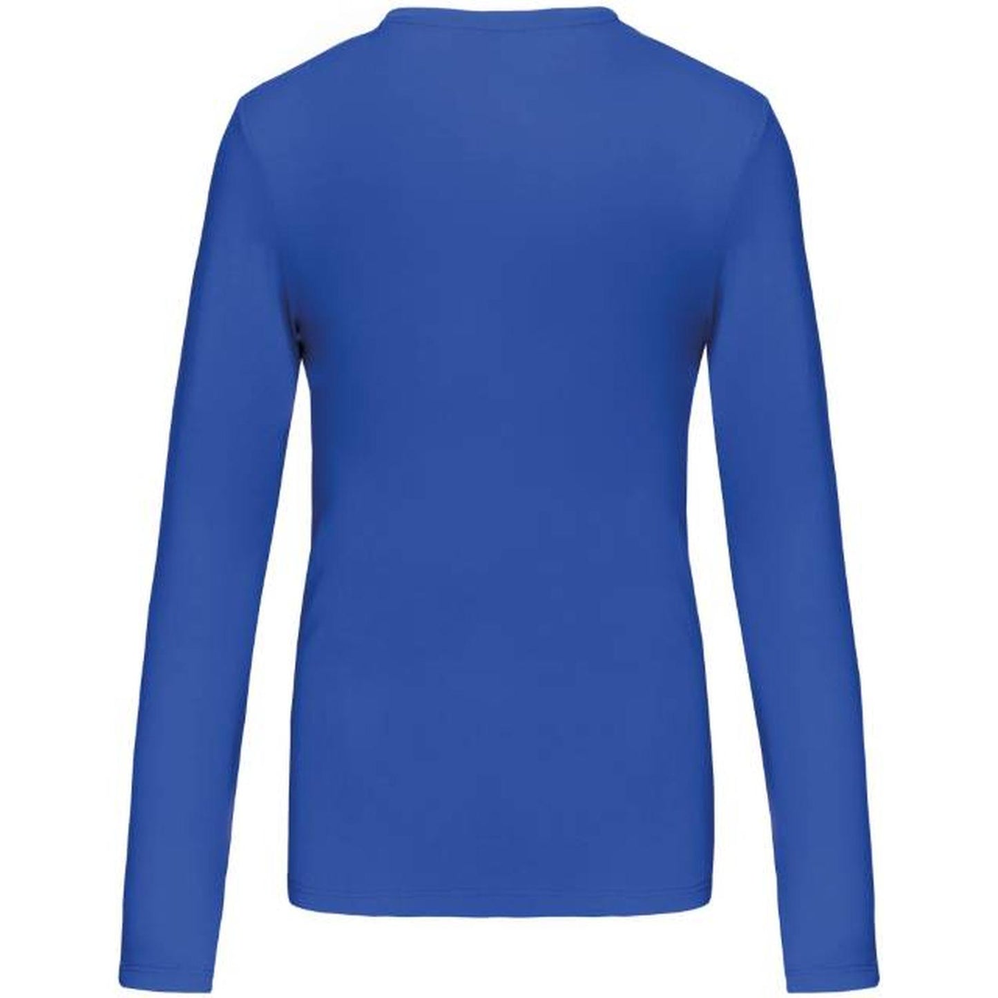 Дамска блуза дълъг ръкав - цвят кралско син – Медицински облекла Кали