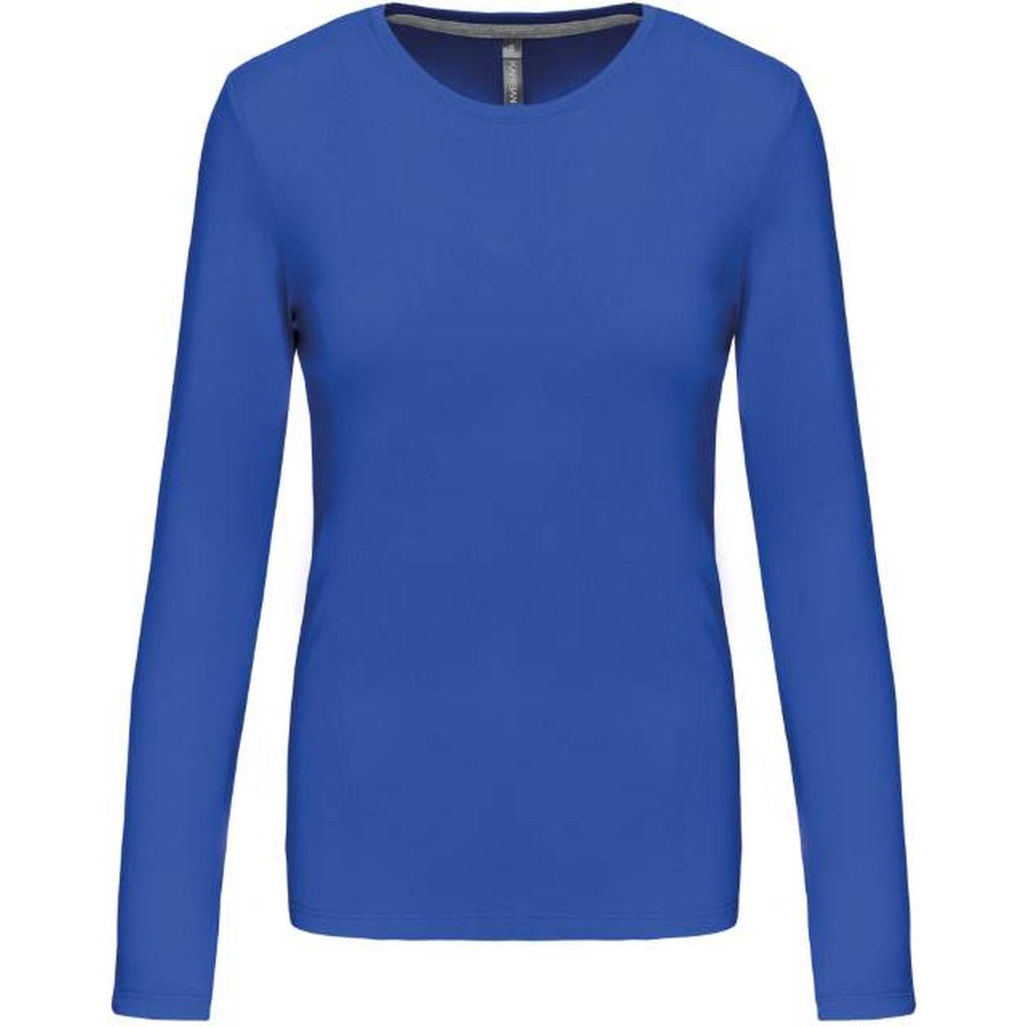 Дамска блуза дълъг ръкав - цвят кралско син – Медицински облекла Кали