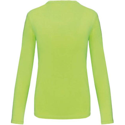 Дамска блуза дълъг ръкав - цвят лайм – Медицински облекла Кали