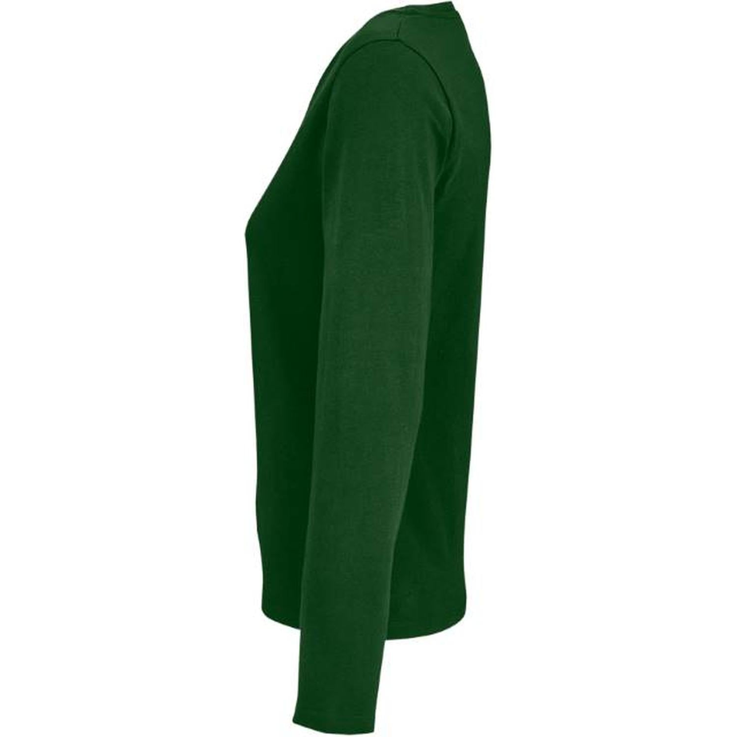 Дамска блуза дълъг ръкав - цвят маслено зелен – Медицински облекла Кали