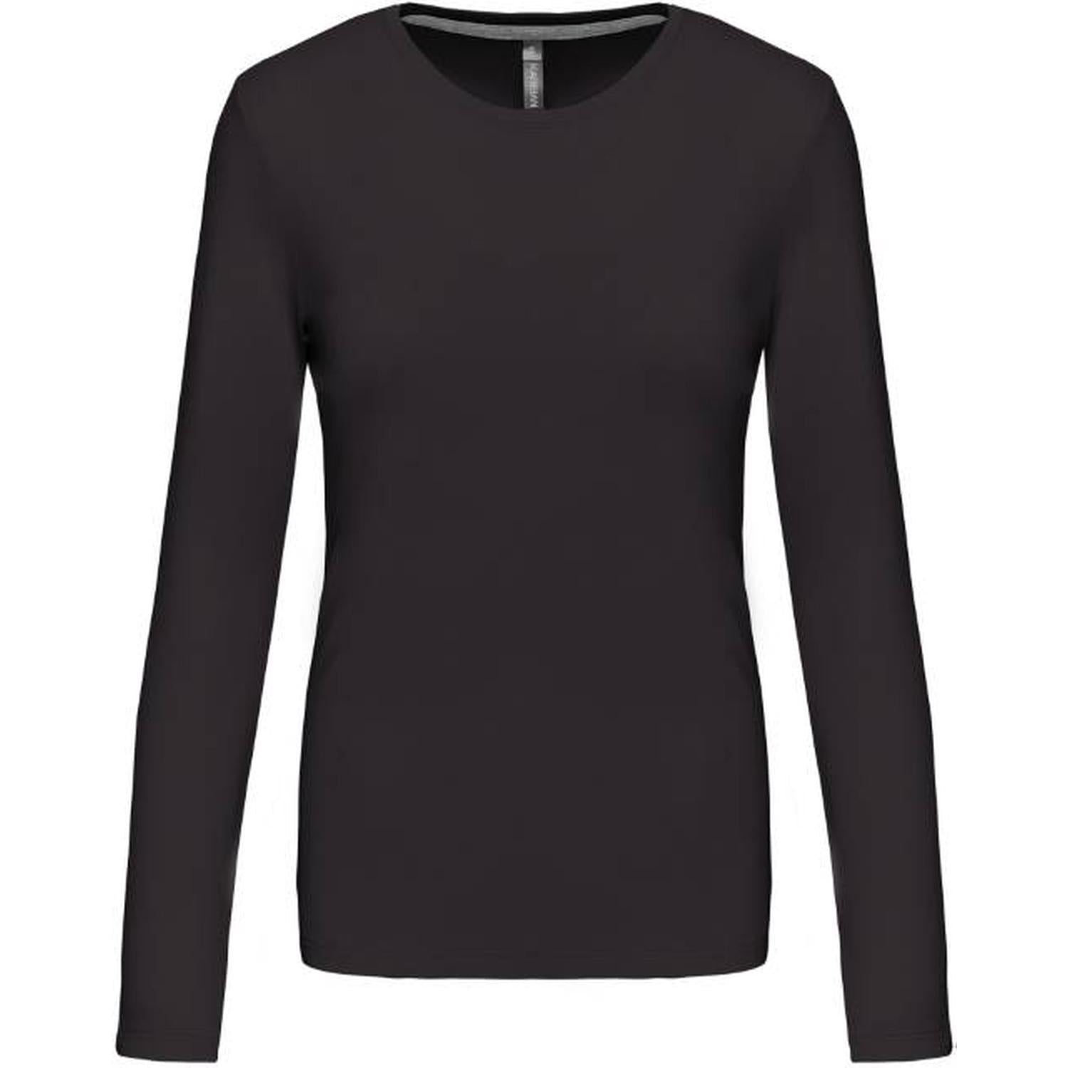 Дамска блуза дълъг ръкав - цвят тъмносив – Медицински облекла Кали