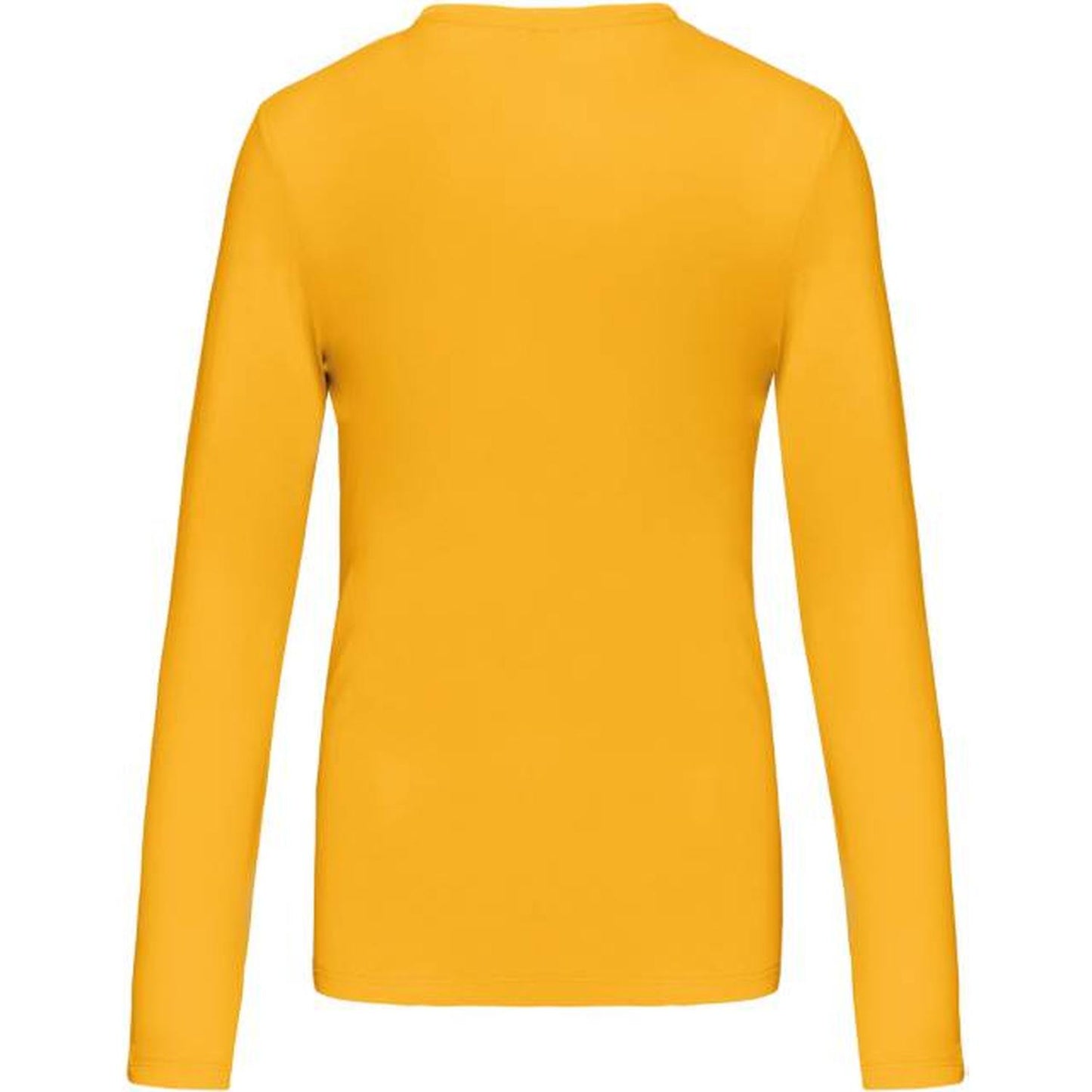 Дамска блуза дълъг ръкав - цвят жълт – Медицински облекла Кали