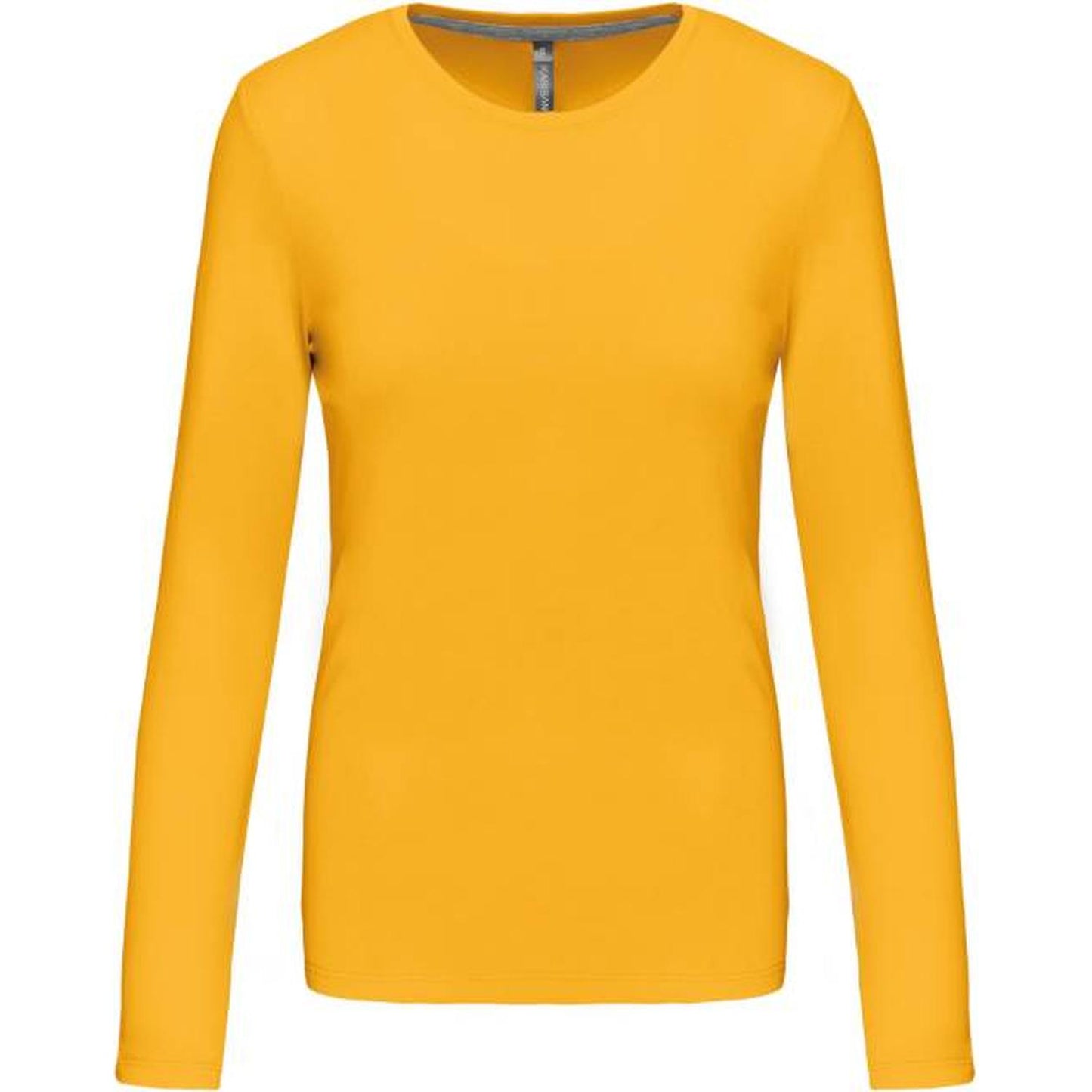 Дамска блуза дълъг ръкав - цвят жълт – Медицински облекла Кали