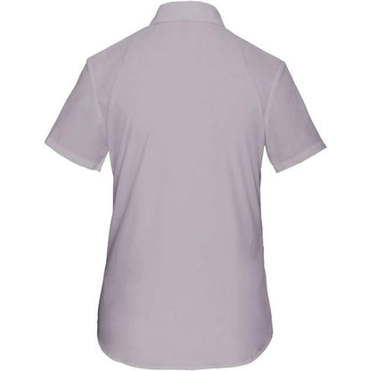 Дамска блуза от поплин с къс ръкав - цвят светлосив – Медицински облекла Кали