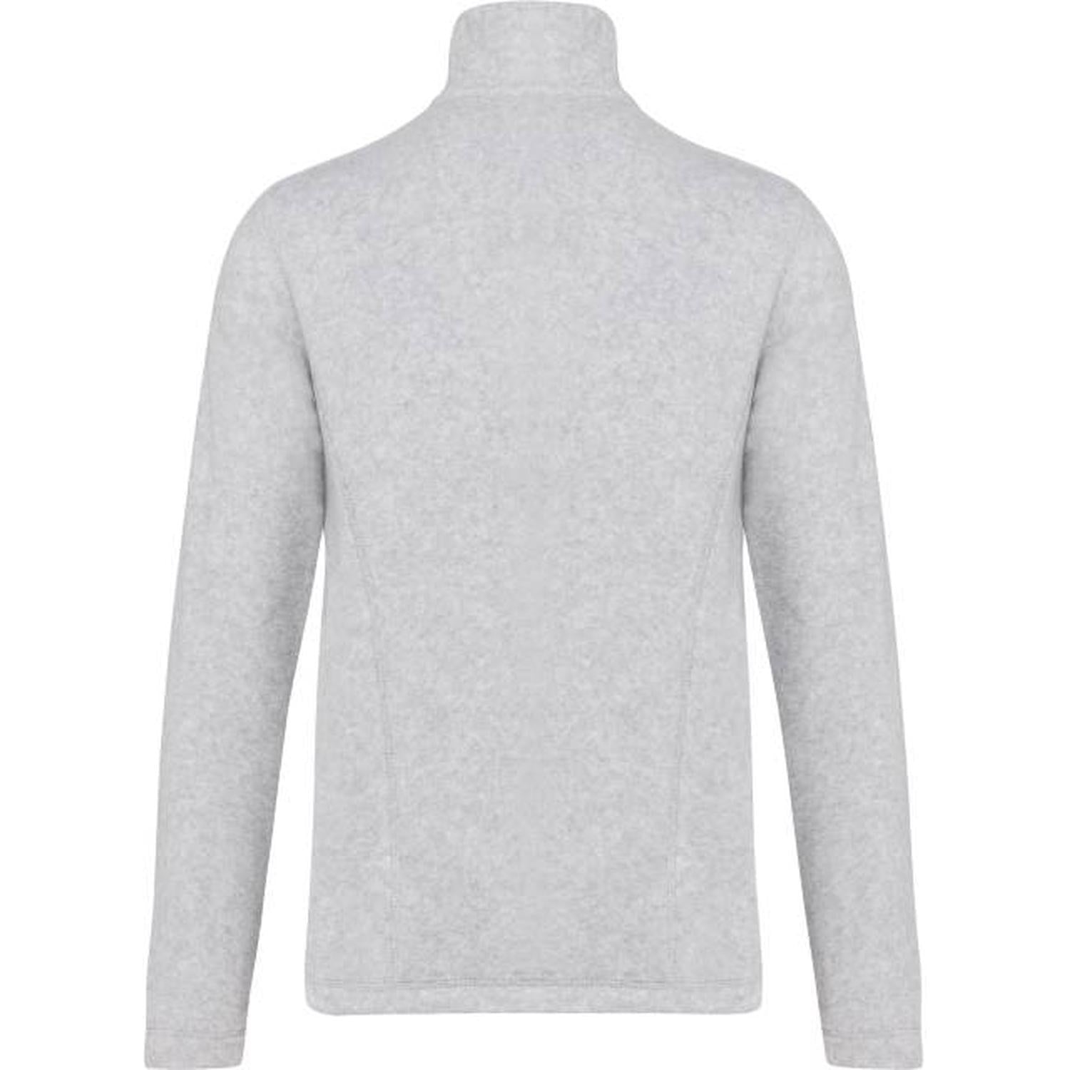 Дамска поларено яке - цвят пепелно сив меланж – Медицински облекла Кали