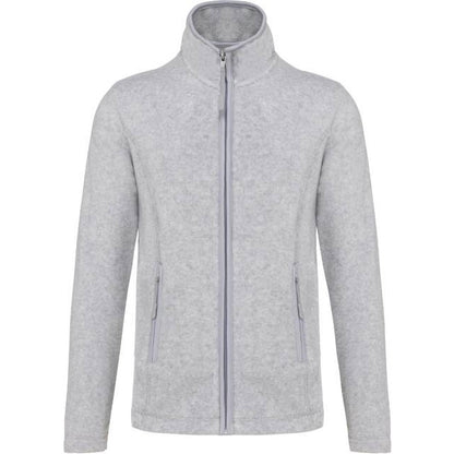 Дамска поларено яке - цвят пепелно сив меланж – Медицински облекла Кали