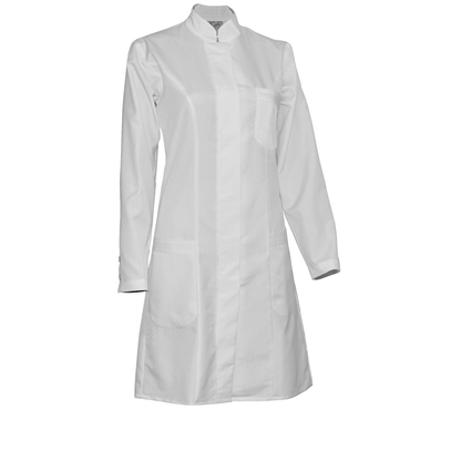 Дамска престилка - цвят бял, модел FS234-2- Медицински облекла Кали