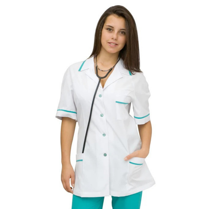 Дамска туника реглан ръкав, модел F220-1 – Медицински облекла Кали