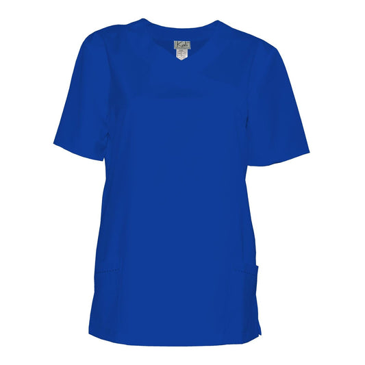 Дамска туника - цвят кралско син, модел FVDL – Медицински облекла Кали