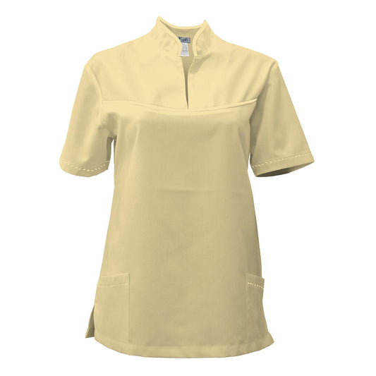 Дамска туника - цвят лимонов , модел FS215-3 – Медицински облекла Кали