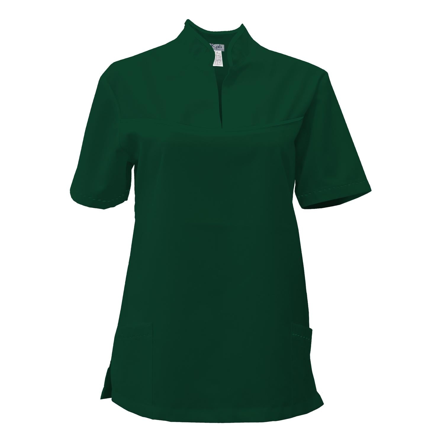 Дамска туника - цвят маслено зелен, модел FS215-3 – Медицински облекла Кали