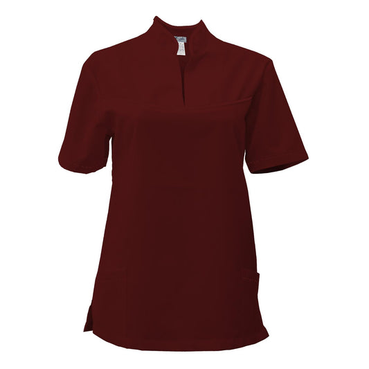 Дамска туника - цвят винен, модел FS215-3 – Медицински облекла Кали