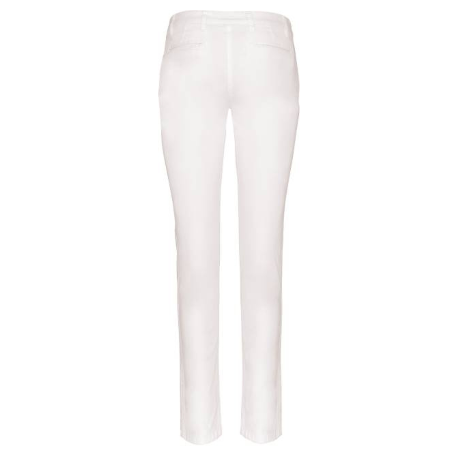 Дамски чино панталон - цвят бял – Медицински облекла Кали