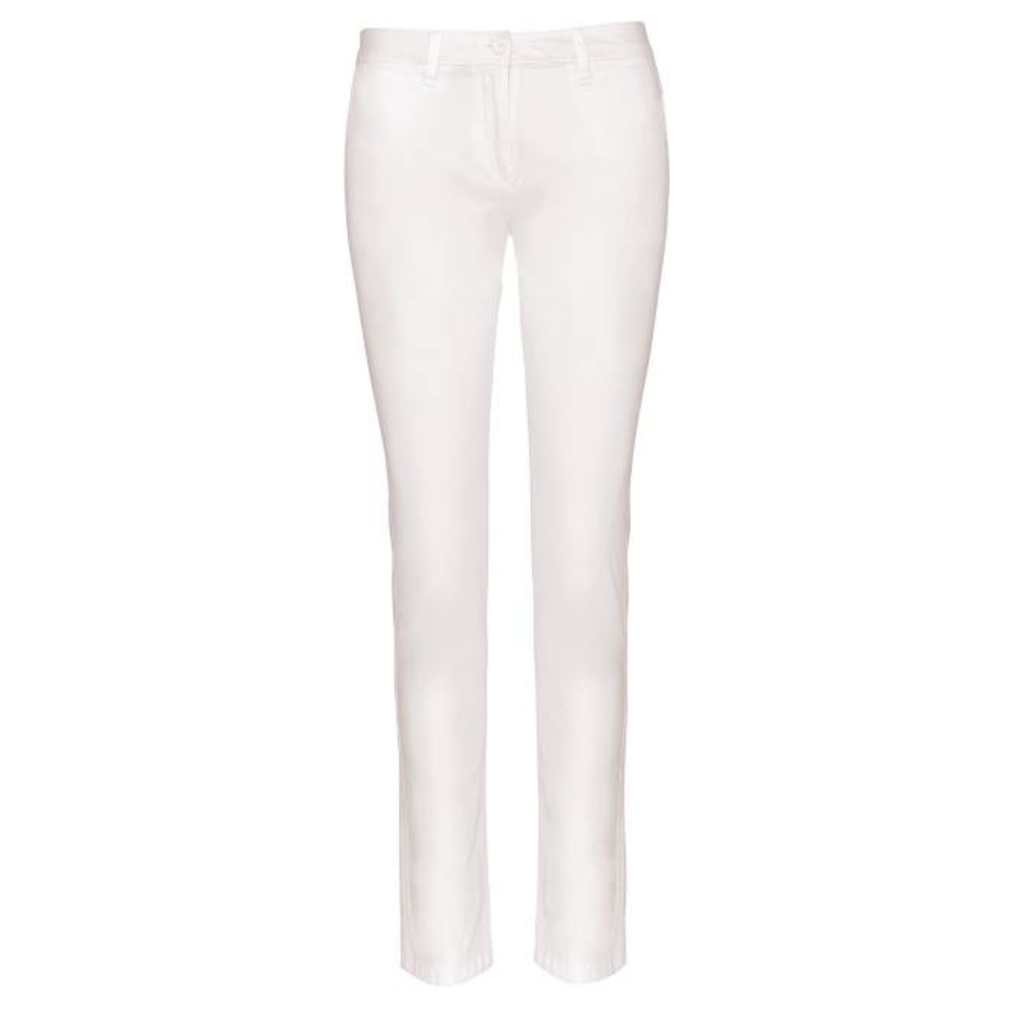 Дамски чино панталон - цвят бял – Медицински облекла Кали