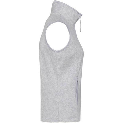 Дамски поларен елек - цвят пепелно сив меланж – Медицински облекла Кали
