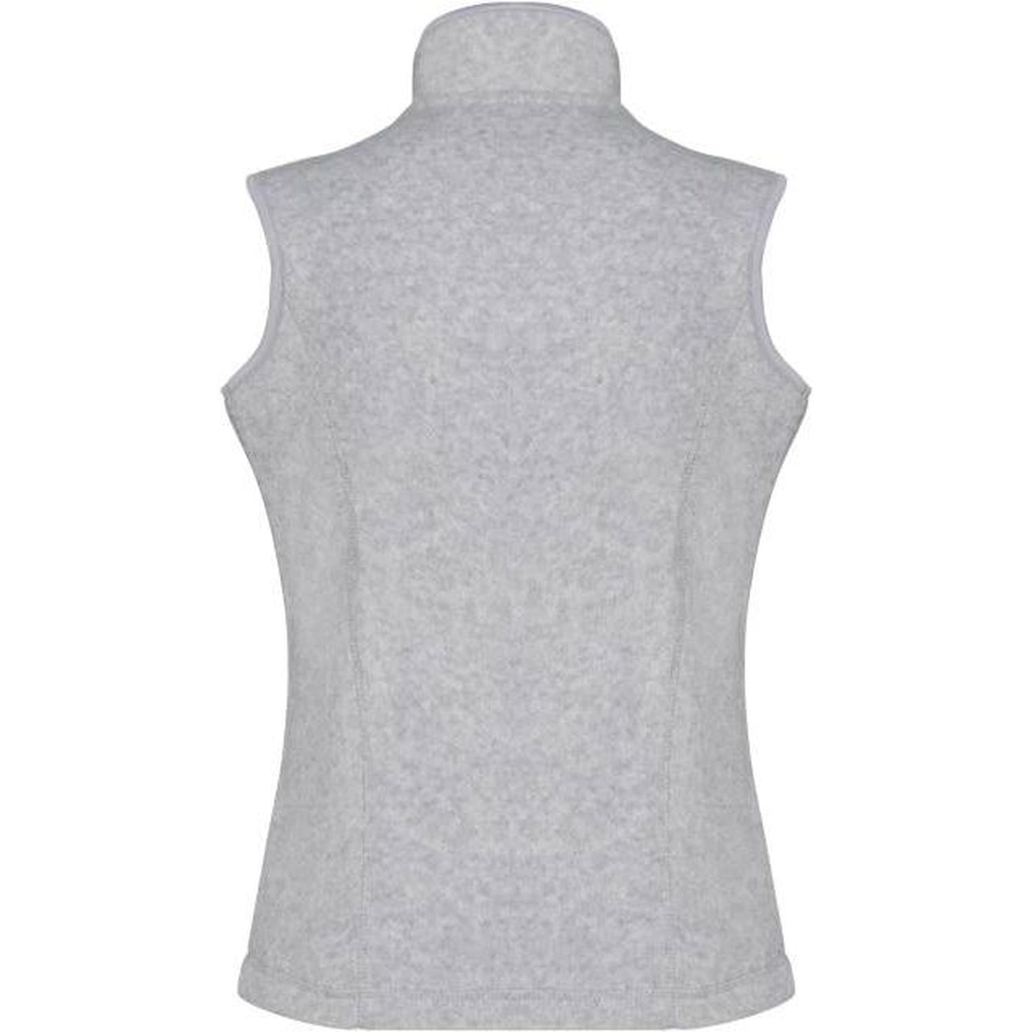 Дамски поларен елек - цвят пепелно сив меланж – Медицински облекла Кали