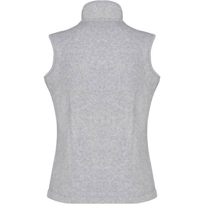 Дамски поларен елек - цвят пепелно сив меланж – Медицински облекла Кали