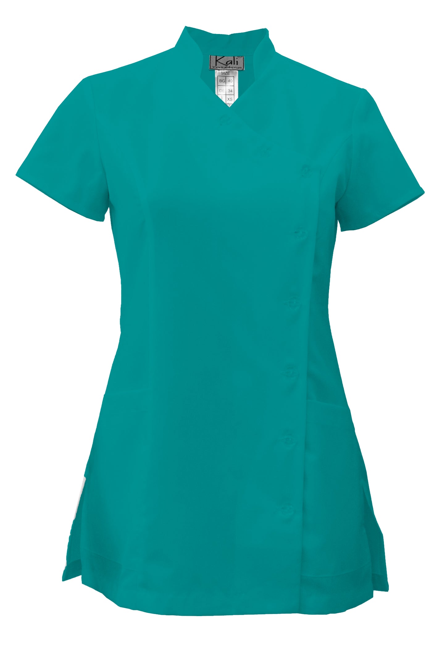 Women's tunic with side fastening - color sea green, model F207-4A