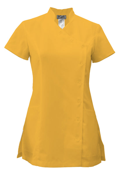 Women's tunic with side fastening - color yellow, model F207-4A
