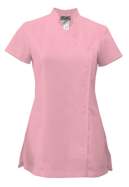 Women's tunic with side fastening - color pink, model F207-4A