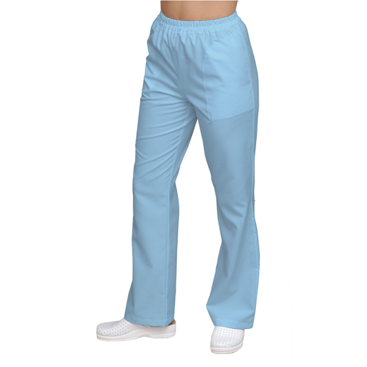 Women's Charleston pants - light blue, model FP405
