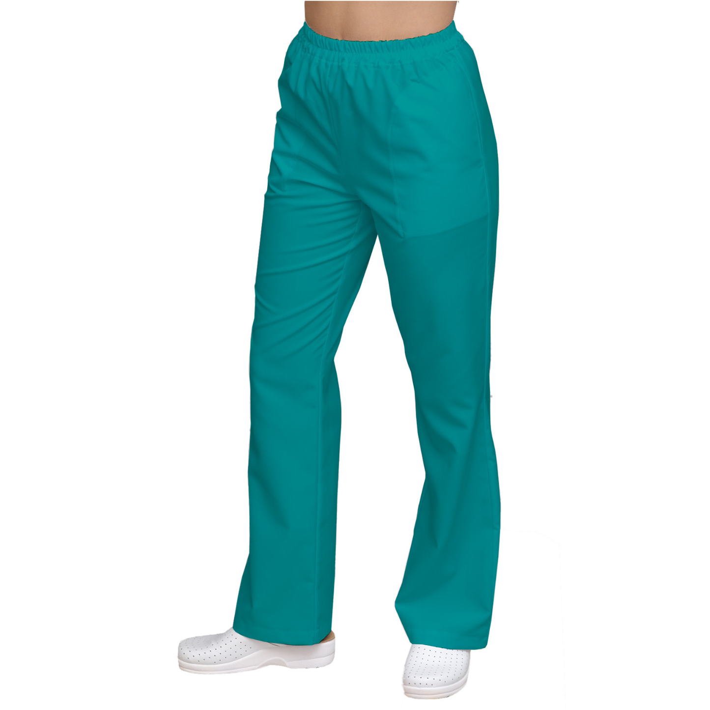 Women's Charleston pants - color sea green, model FP405