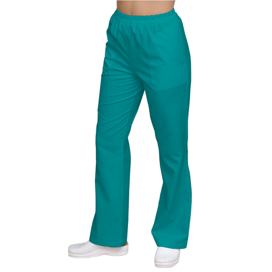 Women's Charleston pants - color sea green, model FP405