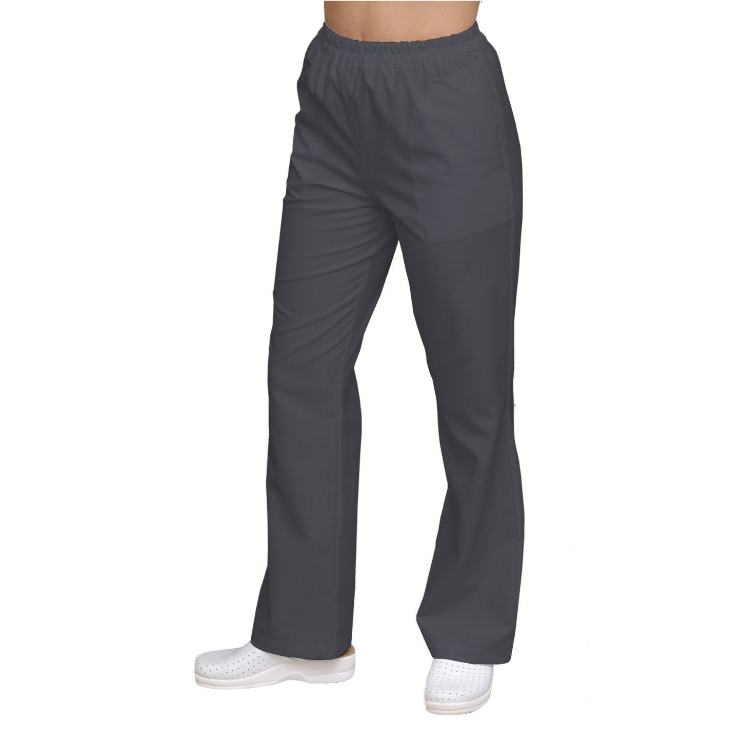 Women's Charleston pants - dark gray color, model FP405