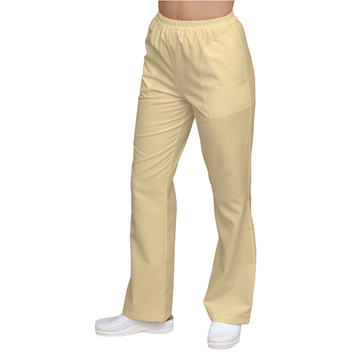 Women's Charleston pants - lemon color, model FP405