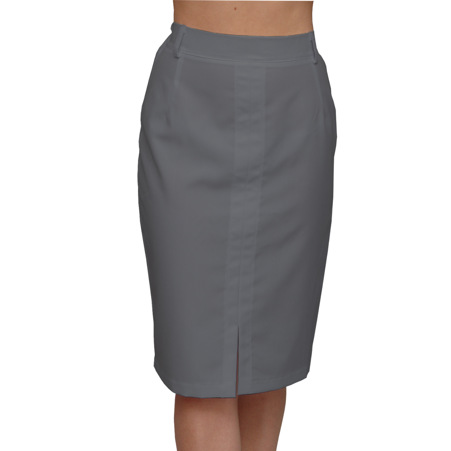 Women's skirt - color light gray, model FPL01