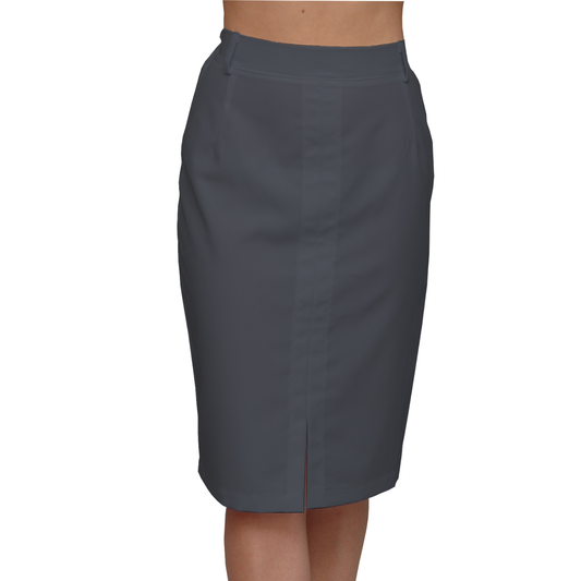 Women's skirt - color dark gray, model FPL01