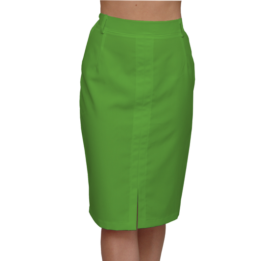 Women's skirt - pistachio color, model FPL01