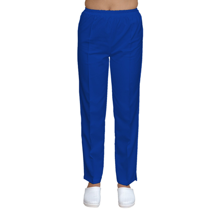 Women's straight pants - royal blue, model FP
