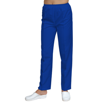 Women's straight pants - royal blue, model FP