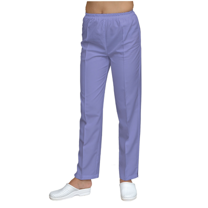 Women's straight pants - purple color, model FP