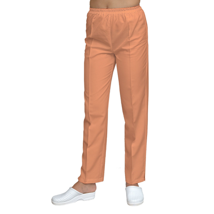 Women's straight pants - banana color, model FP