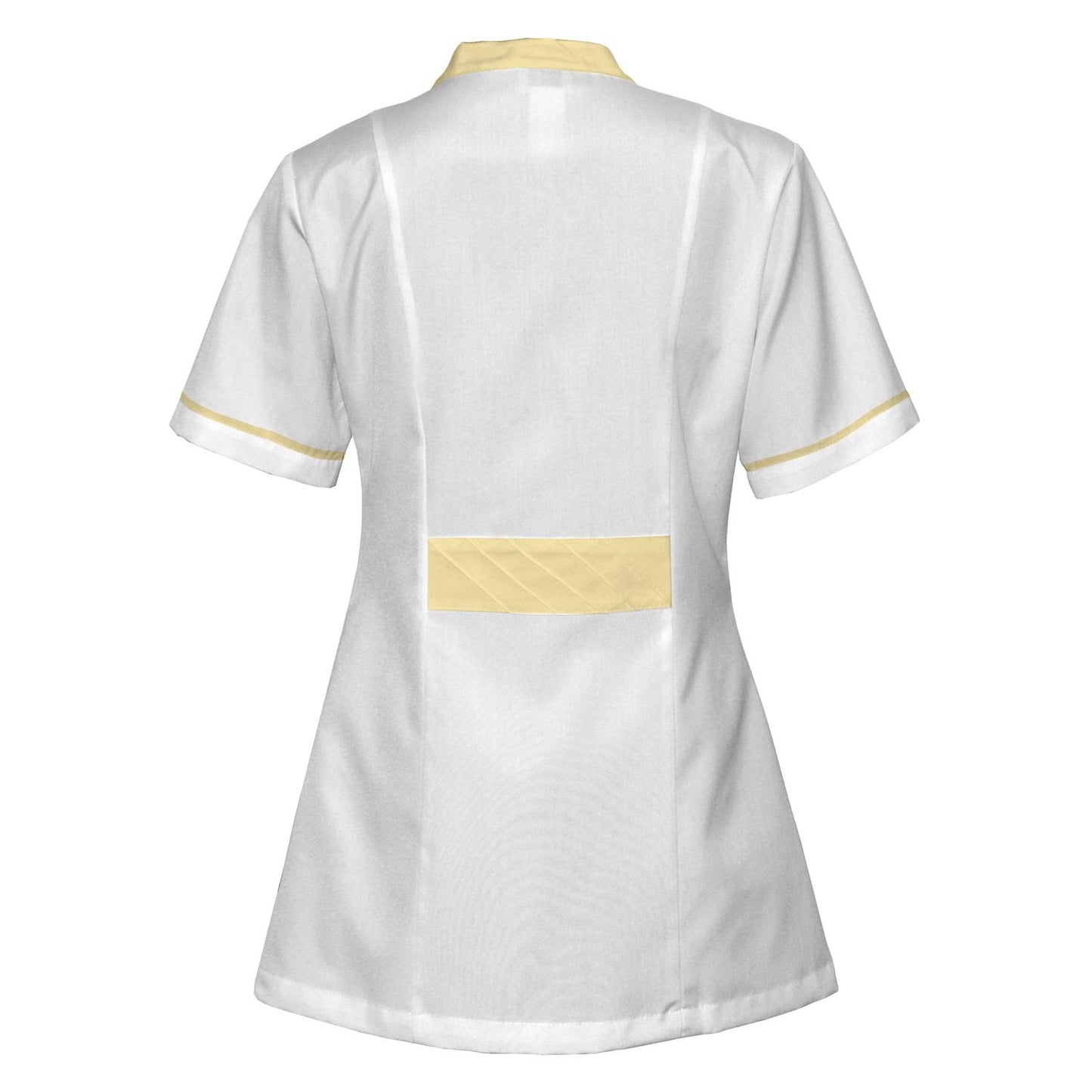 Order a women's white tunic with trimmings - Limonov 