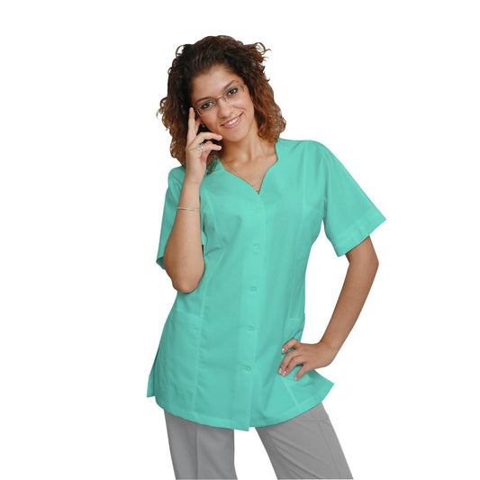 PEDIDO de túnica de mujer color menta con ribete a elección del cliente, modelo FTSoft