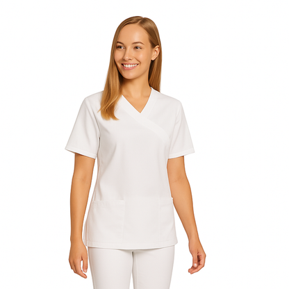 Women's tunic - color white, model FVDL