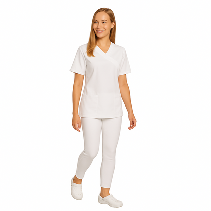 Women's tunic - color white, model FVDL