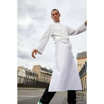 Готварска манта за мъж с дълъг ръкав – Медицински облекла Кали