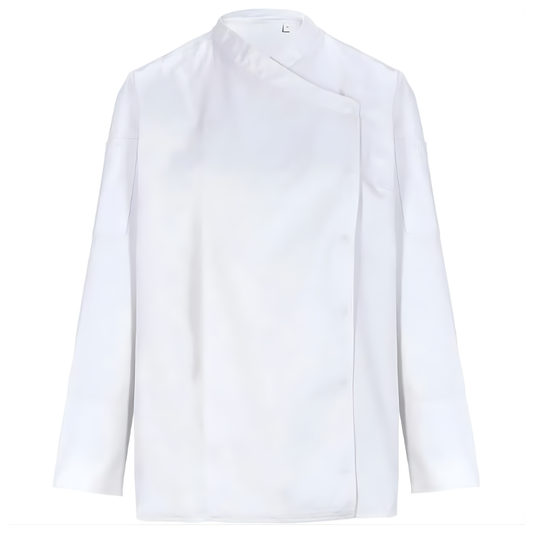 Готварска манта за жена с дълъг ръкав – Медицински облекла Кали