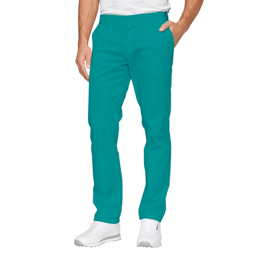 Men's formal trousers - color sea green, model MPOF