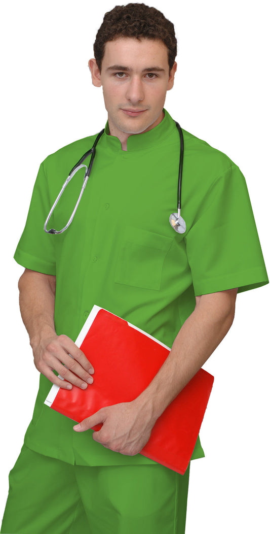 ORDER of a men's colored tunic - pistachio color, model MS213-31