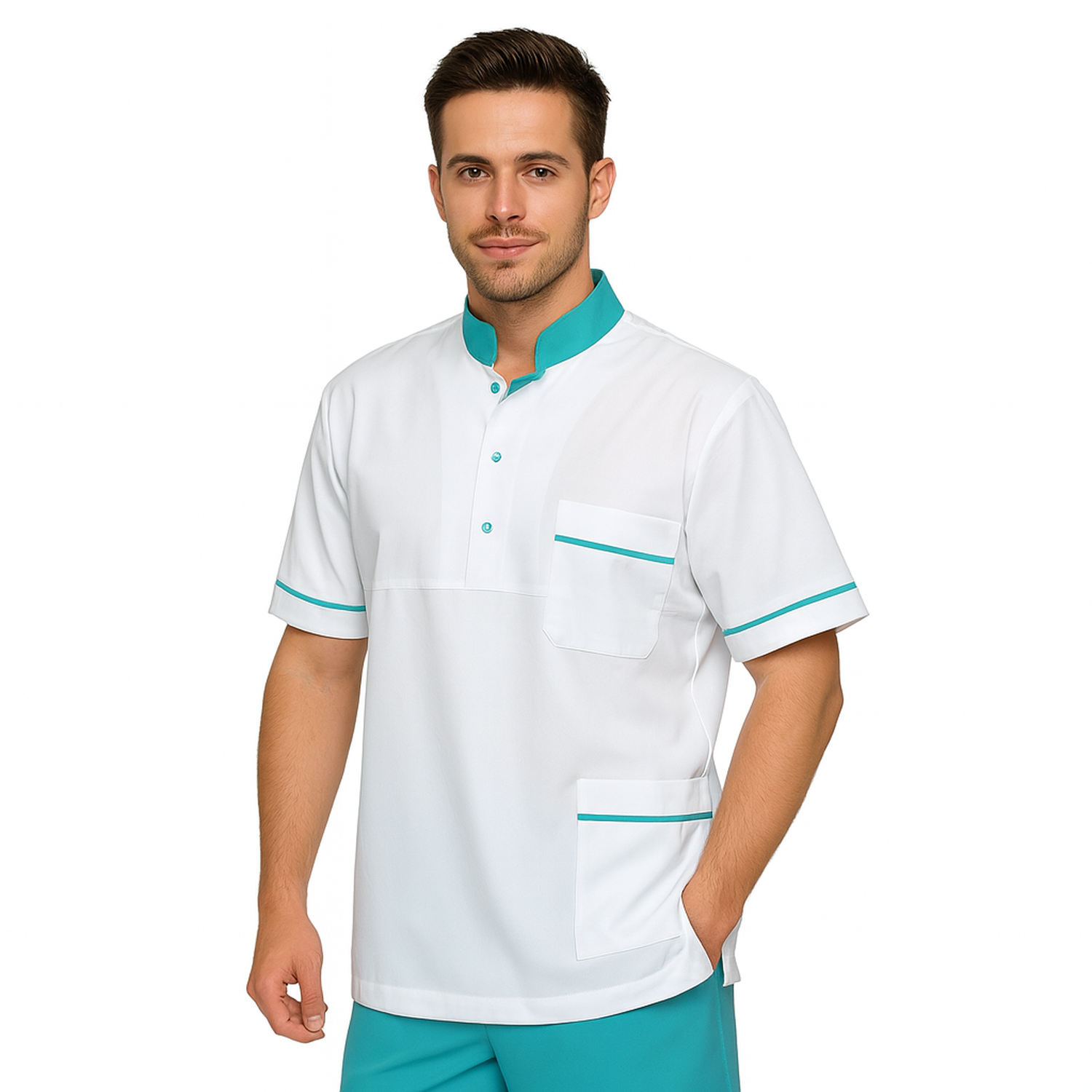 Мъжка туника, модел MS213-3 – Медицински облекла Кали