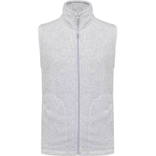 Мъжки поларен елек - цвят сив меланж – Медицински облекла Кали